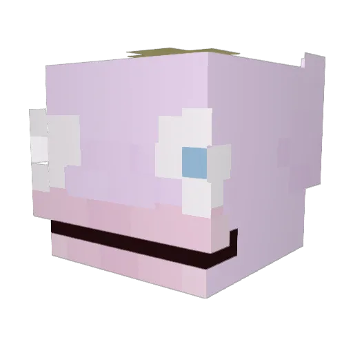 P33nSlayer Minecraft avatar head, 3D render