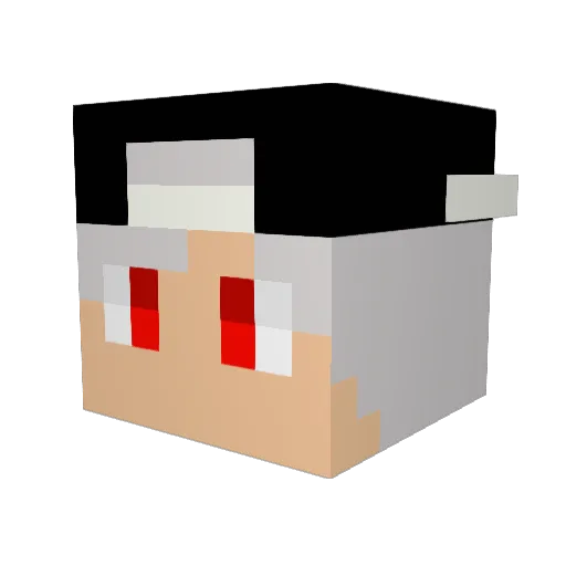 P3ARGamer Minecraft avatar head, 3D render