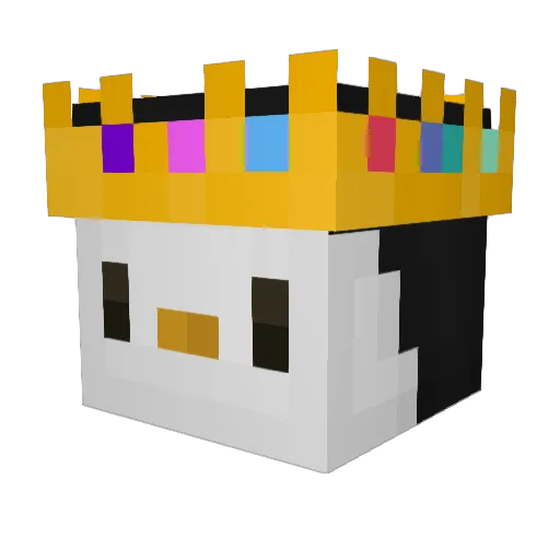 P3QUIN Minecraft avatar head, 3D render