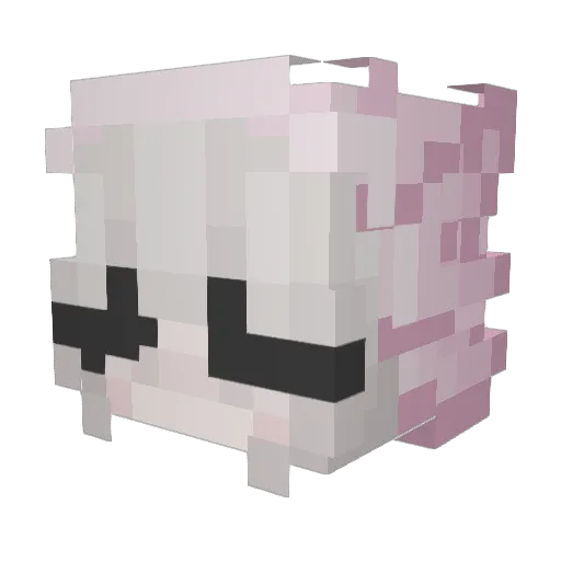 P3VCHY Minecraft avatar head, 3D render