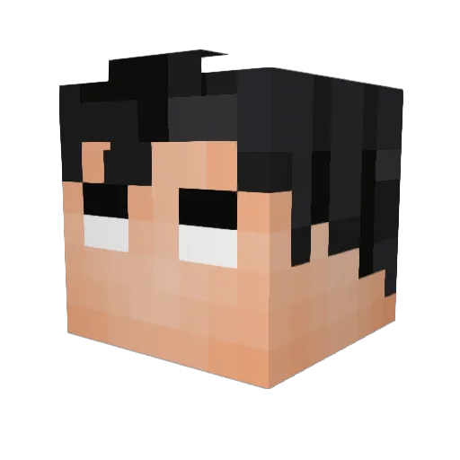 P3drin_55 Minecraft avatar head, 3D render