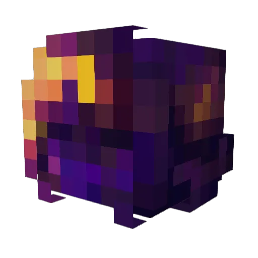 P3l3k Minecraft avatar head, 3D render