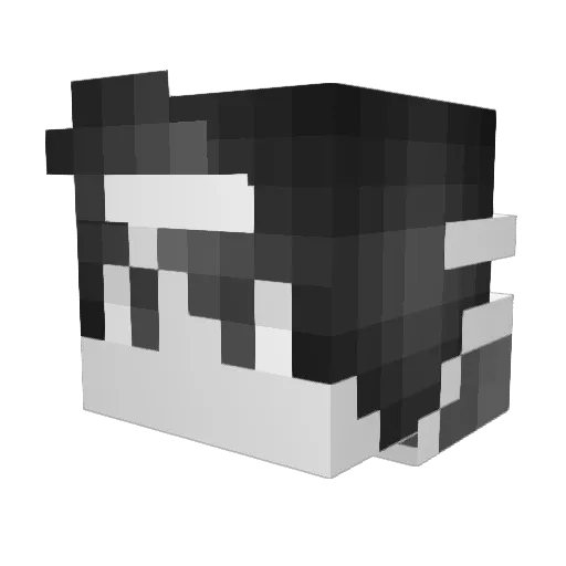 P3ter159 Minecraft avatar head, 3D render
