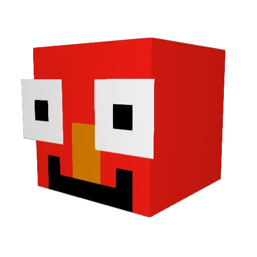 P3troos Minecraft avatar head, 3D render