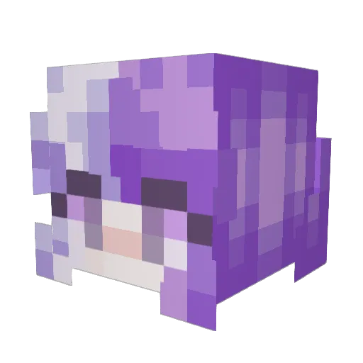 P3vvi Minecraft avatar head, 3D render