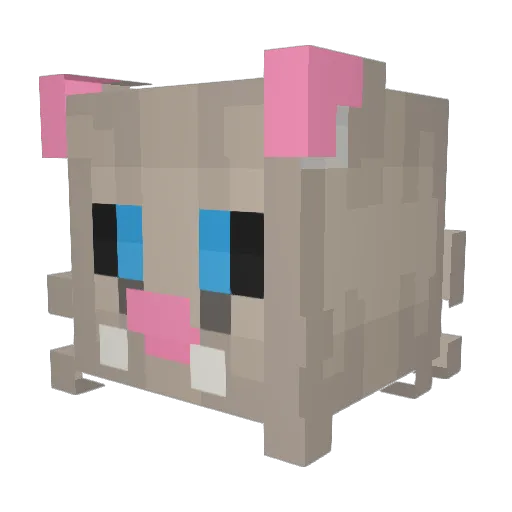 P4NZz3R Minecraft avatar head, 3D render