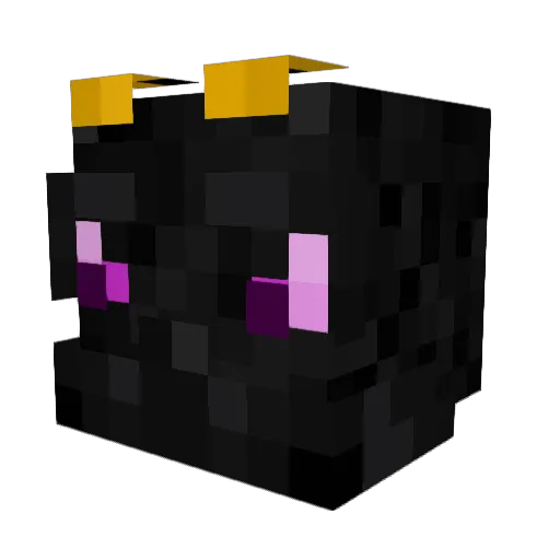 P4P0L1N Minecraft avatar head, 3D render