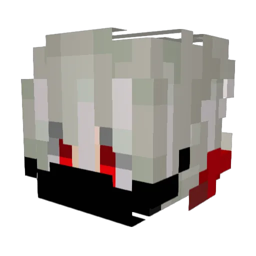 P4bl0G445 Minecraft avatar head, 3D render