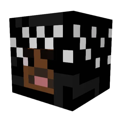 P4rk4 Minecraft avatar head, 3D render