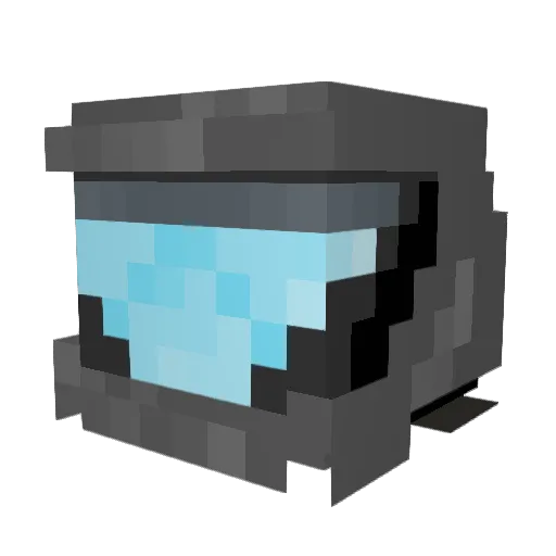 P4rz1vall Minecraft avatar head, 3D render