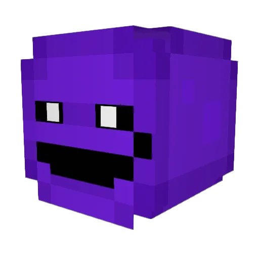 P4trick09 Minecraft avatar head, 3D render