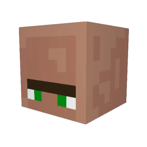 P6Nils Minecraft avatar head, 3D render