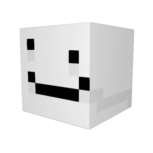 PABLO_MJ Minecraft avatar head, 3D render