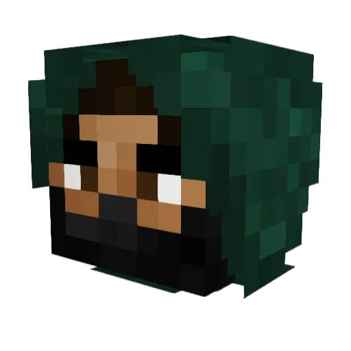 PADDYPOWER2000 Minecraft avatar head, 3D render