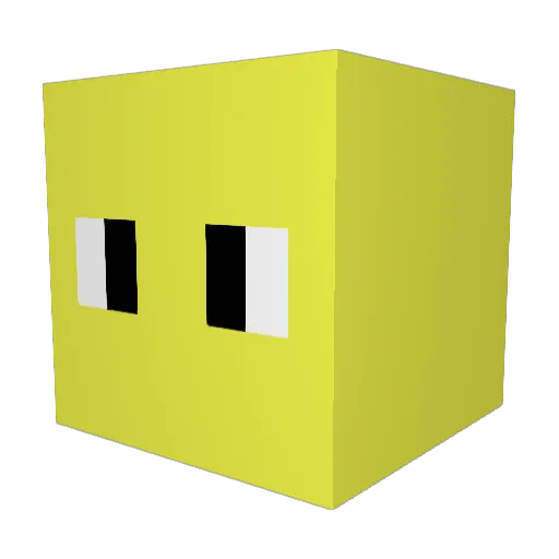 PAISKOVA Minecraft avatar head, 3D render