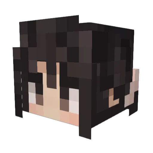 PAKCHAOM Minecraft avatar head, 3D render