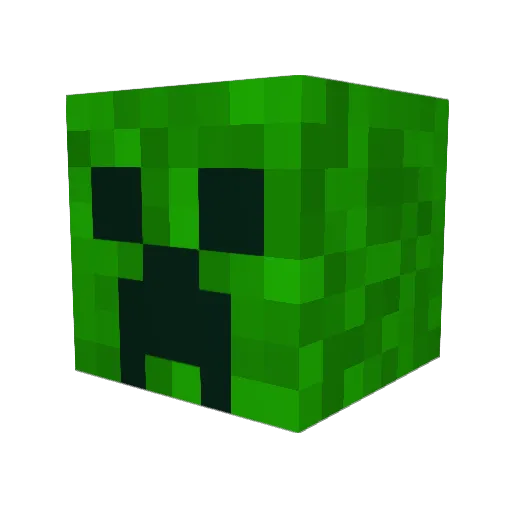 PALMAXBOX Minecraft avatar head, 3D render