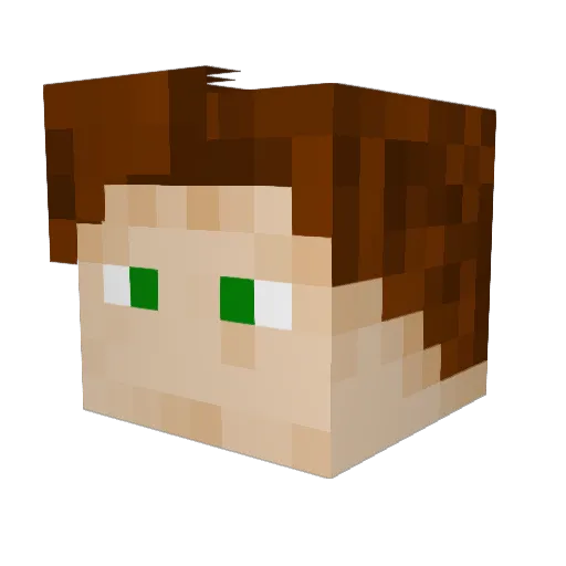 PAMBISITO69 Minecraft avatar head, 3D render