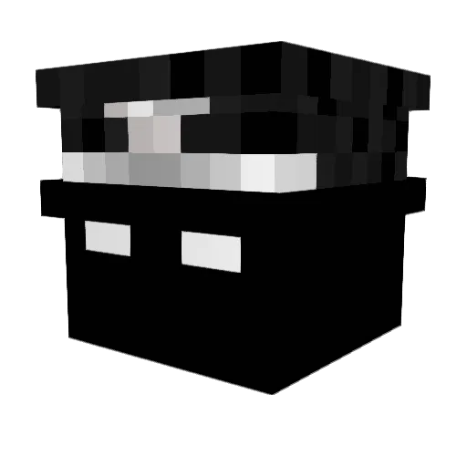 PANCHOSKY2 Minecraft avatar head, 3D render