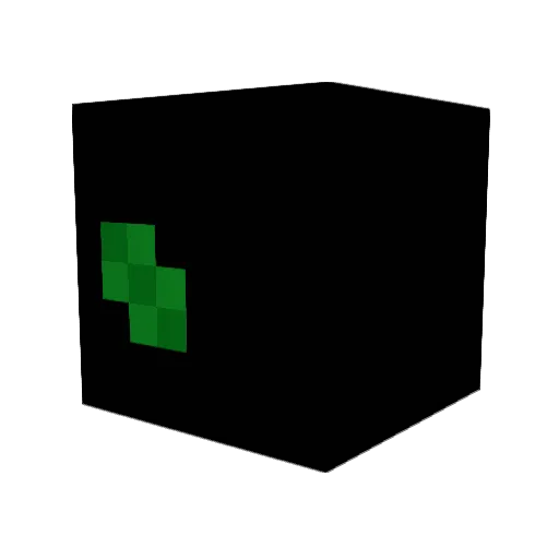 PANGUTANGU Minecraft avatar head, 3D render