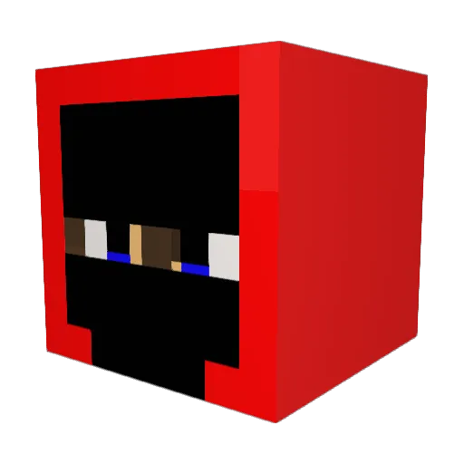 PANOSTHEO7 Minecraft avatar head, 3D render