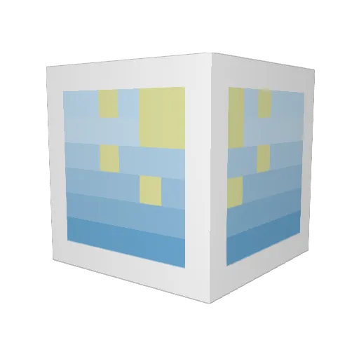 PANOSmm Minecraft avatar head, 3D render