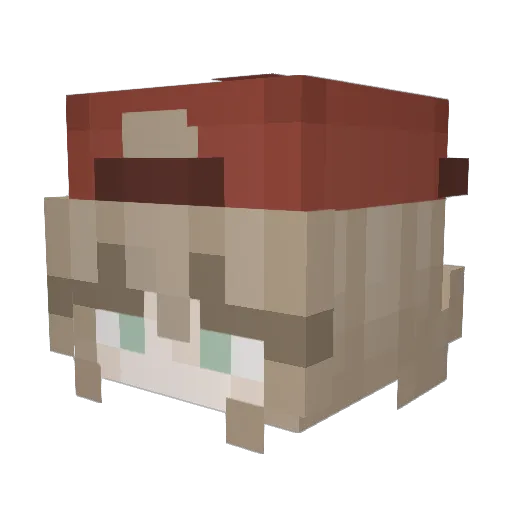 PANTERA420 Minecraft avatar head, 3D render