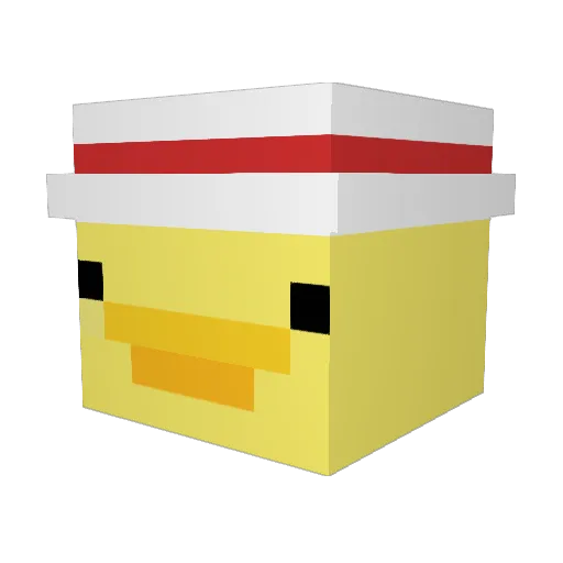 PAODEFORMA508 Minecraft avatar head, 3D render