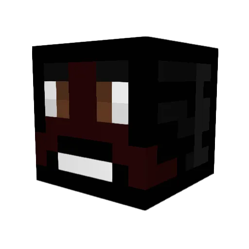 PAP1DX Minecraft avatar head, 3D render