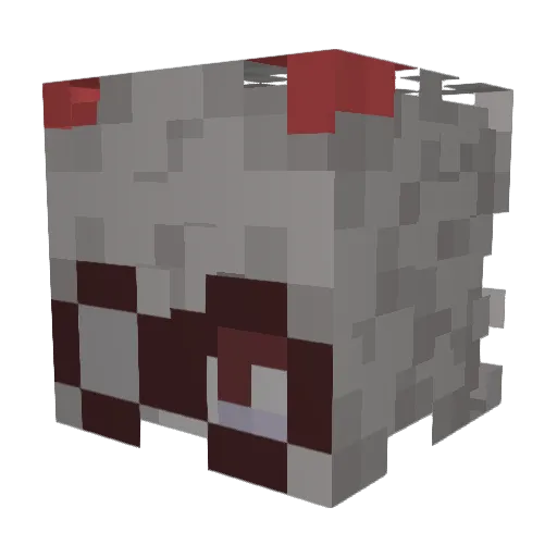 PAP3R_TR10 Minecraft avatar head, 3D render