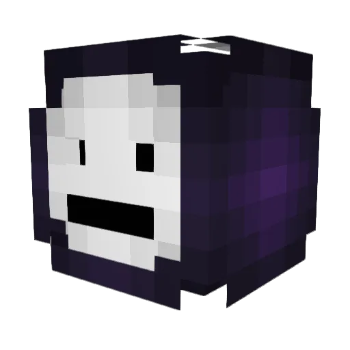 PAPA_CHIMI Minecraft avatar head, 3D render