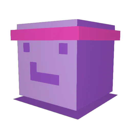 PAPAgodino Minecraft avatar head, 3D render
