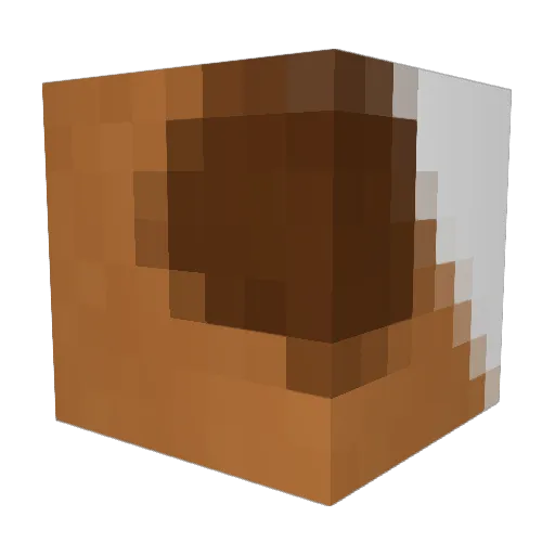 PARIPIZombie Minecraft avatar head, 3D render