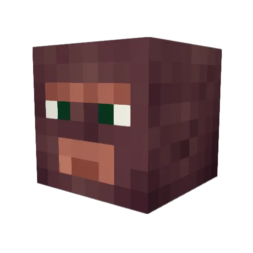 PARKERM20116152 Minecraft avatar head, 3D render