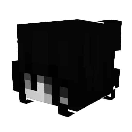 PART1CL3S Minecraft avatar head, 3D render