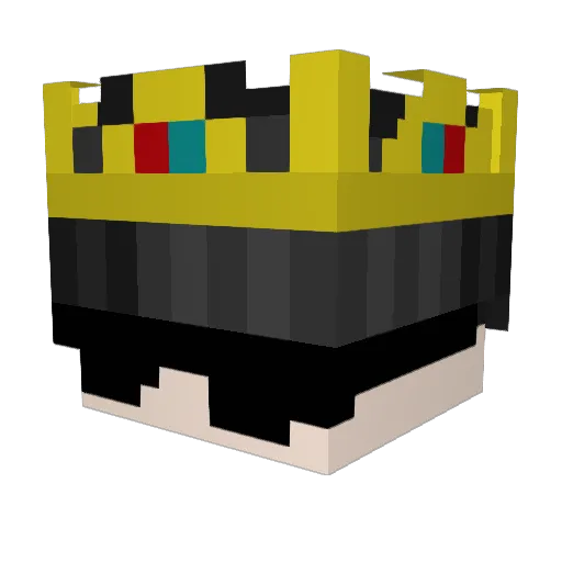 PARVsabb Minecraft avatar head, 3D render