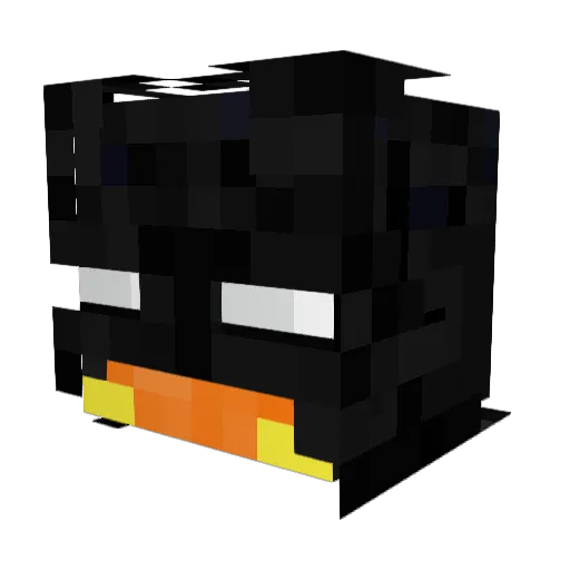 PASCA2021 Minecraft avatar head, 3D render