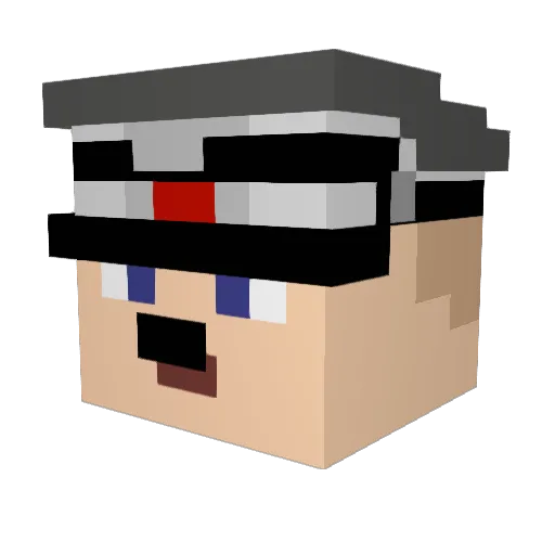 PASIR42cp4utbujn Minecraft avatar head, 3D render