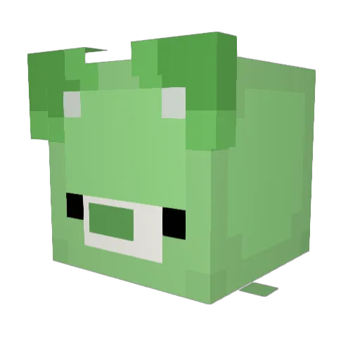 PASTIL__KING Minecraft avatar head, 3D render
