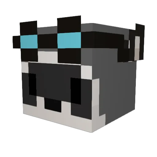 PATAOOOOO Minecraft avatar head, 3D render