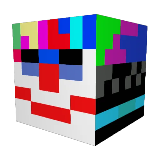PATHFINDER1000 Minecraft avatar head, 3D render