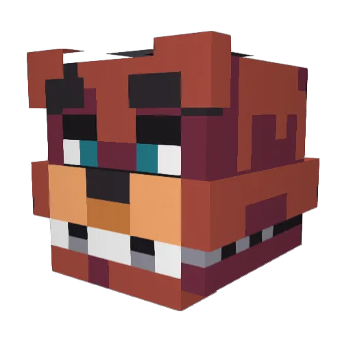 PATLAYICI Minecraft avatar head, 3D render