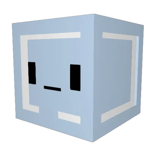 PATRC Minecraft avatar head, 3D render