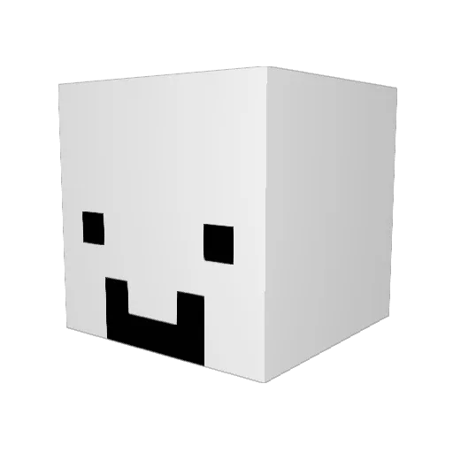 PATREZ007 Minecraft avatar head, 3D render
