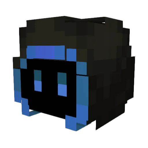 PATRICK_X Minecraft avatar head, 3D render