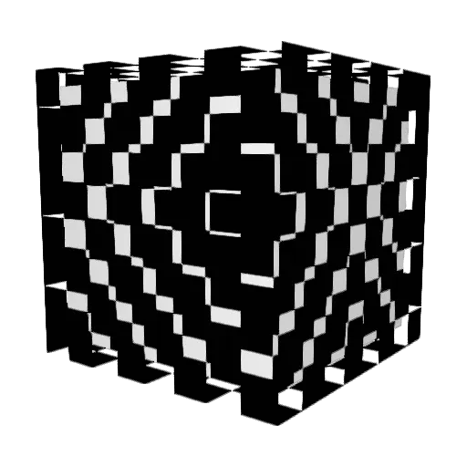 PATTAYAROOT Minecraft avatar head, 3D render