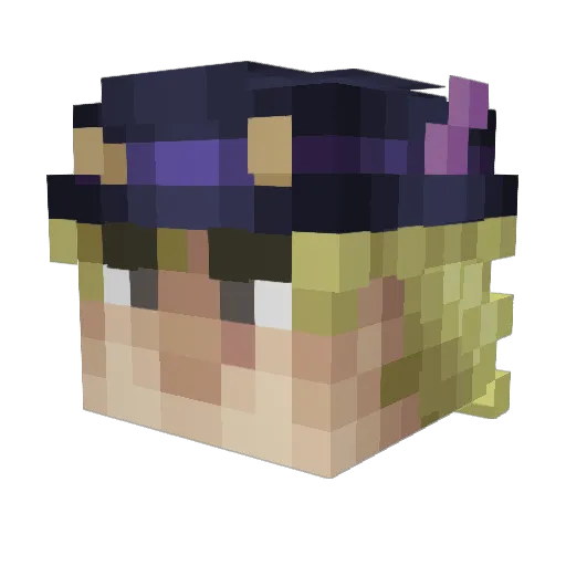 PAYMYPHONEBILL Minecraft avatar head, 3D render