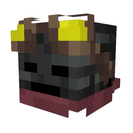 PAZStriker Minecraft avatar head, 3D render