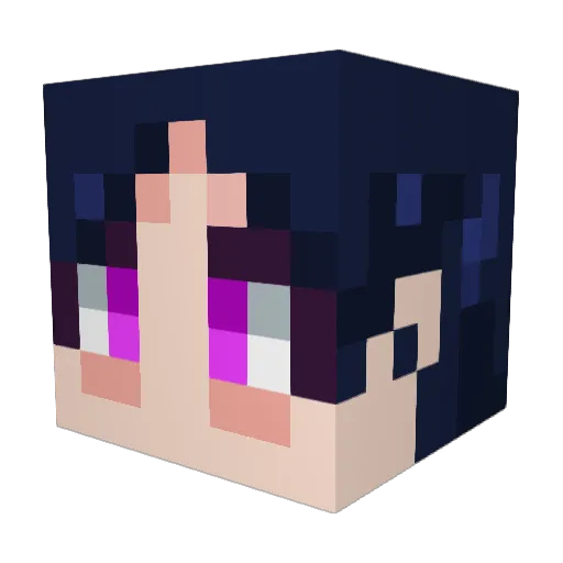 PAZZOSNI Minecraft avatar head, 3D render