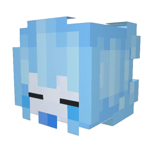 PAyKiNg Minecraft avatar head, 3D render